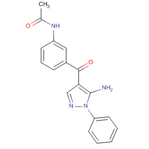 5-Amino-4-(3-acetylaminobenzoyl)-1-phenylpyrazole Structure,249937-50-6Structure