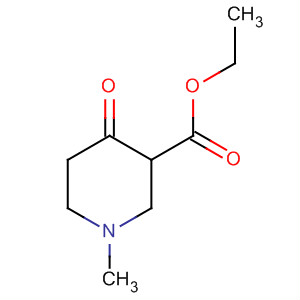 1-Methyl-4-oxopiperidin-3-carboxylic acid ethyl ester Structure,25012-72-0Structure