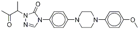 2-[2-(3-Oxobutyl)]-4-{4-[4-(4-methoxyphenyl)-piperazin-1-yl]-phenyl}-2,4-dihydro-[1,2,4-triazol-3-one Structure,250255-72-2Structure