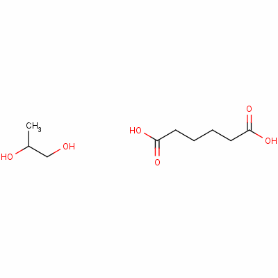 Hexanedioic acid, polymer with 1,2-propanediol Structure,25101-03-5Structure