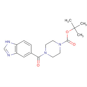 4-(1H-benzoimidazole-5-carbonyl)-piperazine-1-carboxylic acid tert-butyl ester Structure,251106-06-6Structure