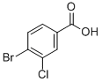 Benzoic acid, 4-bromo-3-chloro- Structure,25118-59-6Structure