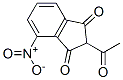 2-Acetyl-4-nitroindan-1,3-dione Structure,25125-04-6Structure