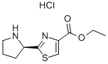 Ethyl2-((r)-pyrrolidin-2-yl)thiazole-4-carboxylatehydrochloride Structure,251349-56-1Structure