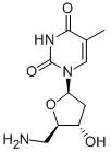 5-Amino-5-deoxythymidine Structure,25152-20-9Structure