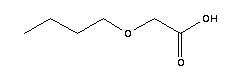 2-Butoxyacetic acid Structure,2516-93-0Structure