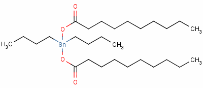 Di-n-butyl dineodecanoate tin Structure,25168-22-3Structure