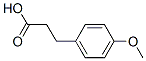 3-(4-Methoxyphenyl)propionic acid Structure,25173-37-9Structure