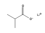 Lithium isobutyrate Structure,25179-23-1Structure