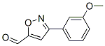 3-(3-Methoxy-phenyl)-isoxazole-5-carbaldehyde Structure,251912-68-2Structure