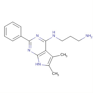 N1-(5,6-dimethyl-2-phenyl-7h-pyrrolo[2,3-d]pyrimidin-4-yl)-1,3-propanediamine Structure,251946-25-5Structure