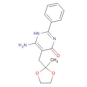 6-Amino-5-[(2-methyl-1,3-dioxolan-2-yl)methyl]-2-phenyl-4(3h)-pyrimidinone Structure,251946-68-6Structure