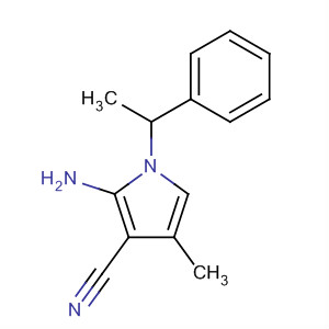 2-Amino-4-methyl-1-(1-phenylethyl)-1h-pyrrole-3-carbonitrile Structure,251946-71-1Structure