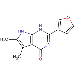 2-(3-Furanyl)-3,7-dihydro-5,6-dimethyl-4h-pyrrolo[2,3-d]pyrimidin-4-one Structure,251946-99-3Structure