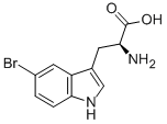 (S)-2-amino-3-(5-bromo-1h-indol-3-yl)propanoicacid Structure,25197-99-3Structure