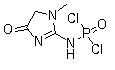 (1-Methyl-4-oxo-4,5-dihydro-1h-imidazol-2-yl)phosphoramidicdichloride Structure,25221-53-8Structure