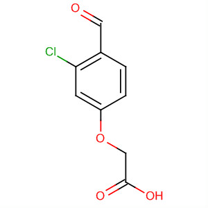 2-(3-Chloro-4-formylphenoxy)acetic acid Structure,25228-91-5Structure