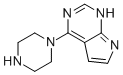 4-(1-Piperazinyl)-1H-pyrrolo[2,3-d]pyrimidine Structure,252722-52-4Structure