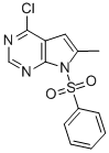 7-Benzenesulfonyl-4-chloro-6-methyl-7H-pyrrolo[2,3-d]pyrimidine Structure,252723-16-3Structure