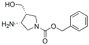 Benzyl cis-3-amino-4-(hydroxymethyl)-1-pyrrolidinecarboxylate Structure,252770-09-5Structure