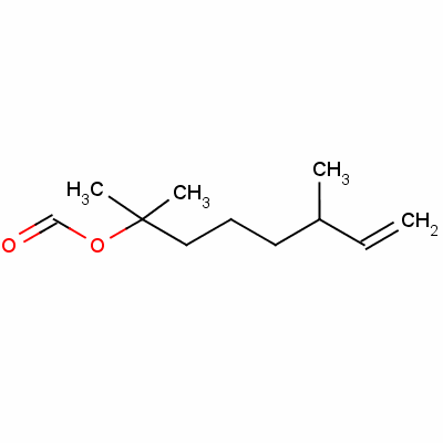 2,6-Dimethyloct-7-en-2-yl formate Structure,25279-09-8Structure