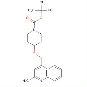 Tert-butyl 4-(2-methylquinolin-4-ylmethyloxy)piperidin-1-ylcarboxylate Structure,252919-61-2Structure