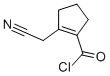 1-Cyclopentene-1-carbonyl chloride, 2-(cyanomethyl)- (8ci) Structure,25297-43-2Structure