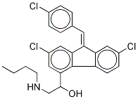 Desbutyl Lumefantrine Structure,252990-19-5Structure