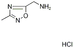 [(3-Methyl-1,2,4-oxadiazol-5-yl)methyl]amine hydrochloride Structure,253196-36-0Structure