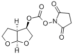 (3R,3αs,6αr)-hydroxyhexahydrofuro[2,3-β]furanyl succinimidyl carbonate Structure,253265-97-3Structure