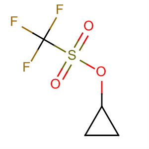 Cyclopropyltrifluoromethanesulfonate Structure,25354-42-1Structure