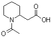 1-Acetyl-2-piperidineacetic acid Structure,25393-20-8Structure