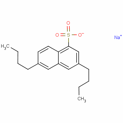 2,6-Di-tert-butylnaphthalene sulfonic acid sodium salt Structure,25417-20-3Structure