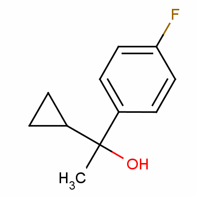 1-Cyclopropyl-1-(4-fluoro-phenyl)-ethanol Structure,2542-09-8Structure