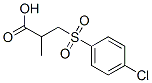 3-[(4-Chlorophenyl)sulfonyl]-2-methylpropanoic acid Structure,254749-03-6Structure