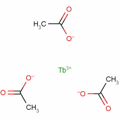 Terbium acetate Structure,25519-07-7Structure