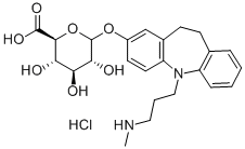 5-[3-(Methylamino)propyl]-10,11-dihydro-5h-dibenzo[b,f]azepin-2-yl hexopyranosiduronic acid Structure,25521-31-7Structure