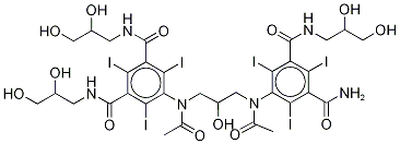 Des(2,3-dihydroxypropyl) iodixanol Structure,255376-57-9Structure