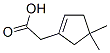 1-Cyclopentene-1-acetic acid, 4,4-dimethyl- (9ci) Structure,255384-77-1Structure