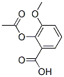 2-Acetoxy-3-methoxybenzoic acid Structure,2554-82-7Structure