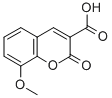 8-Methoxy-2-oxo-2h-chromene-3-carboxylicacid Structure,2555-20-6Structure