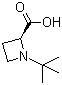 (S)-1-tert-butyl-2-azetidinecarboxylic acid Structure,255883-03-5Structure