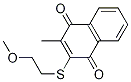 2-(2-Methoxyethylthio)-3-methylnaphthalene-1,4-dione Structure,255906-59-3Structure