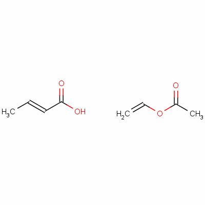 2-Butenoic acid, polymer with ethenyl acetate Structure,25609-89-6Structure