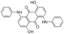 1,5-Dihydroxy-4,8-bis(phenylamino)anthraquinone Structure,25632-28-4Structure