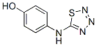 4-(1 2 3 4-Thiatriazol-5-ylamino)phenol Structure,256348-45-5Structure