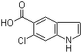 1H-Indole-5-carboxylic acid, 6-chloro- Structure,256935-86-1Structure