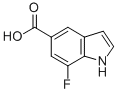 7-Fluoro-1H-indole-5-carboxylic acid Structure,256935-99-6Structure