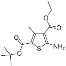 2-Tert-butyl 4-ethyl 5-amino-3-methylthiophene-2,4-dicarboxylate Structure,257610-86-9Structure