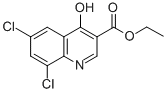 6,8-Dichloro-4-hydroxyquinoine-3-carboxylic acid ethyl ester Structure,25771-89-5Structure